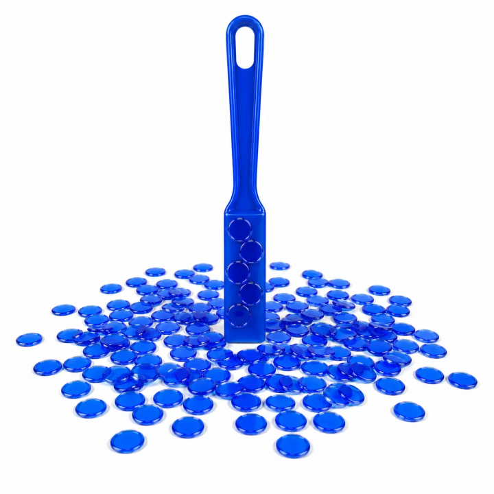 Kit magnétique loto et Bingo avec 1 baguette et 100 pions – vue 1
