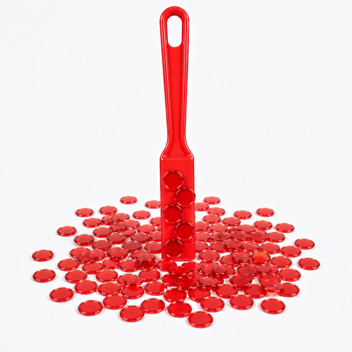 Kit magnétique loto et Bingo avec 1 baguette et 100 pions – vue 6