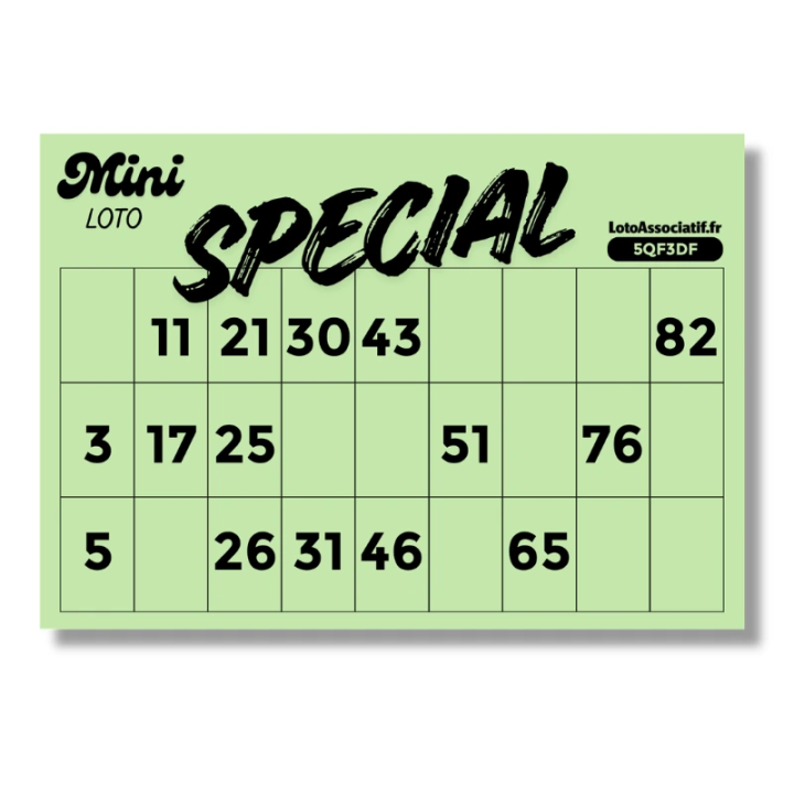 Mini Spécial | 504 feuilles de loto à tamponner