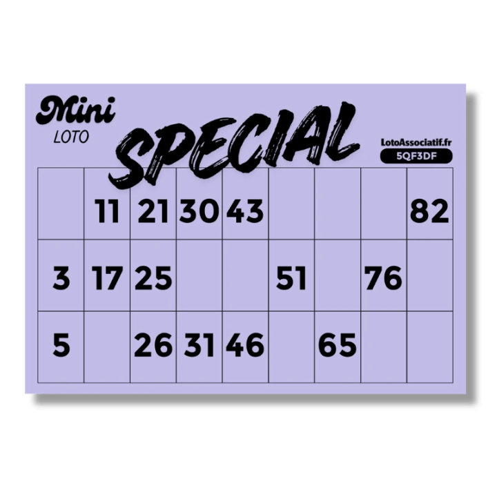 Mini Spécial | 504 feuilles de loto à tamponner