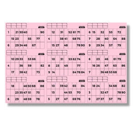 Plaque de loto à 9 grilles – vue principale